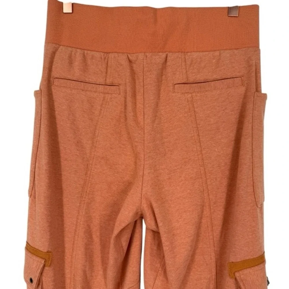 Free People Women's‎ Semi Charmed Cargo Jogger Pants Orange Size XS Activewear